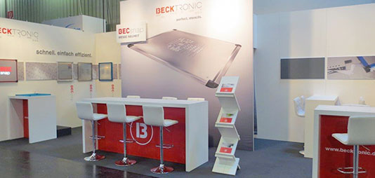 Neuer Becktronic Messestand